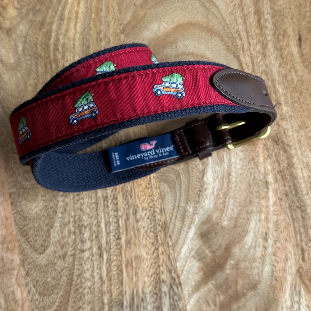 Vineyard Vines Canvas Club Belt Size 30 - Picture 3 of 5